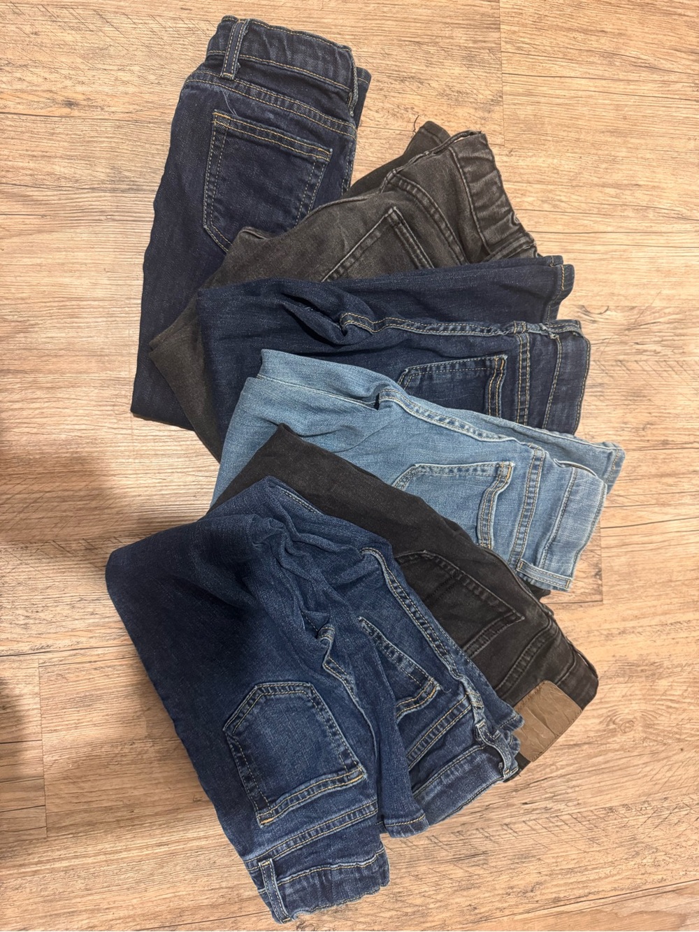 Kids Denim Jeans Pack - Blue and Black Washes